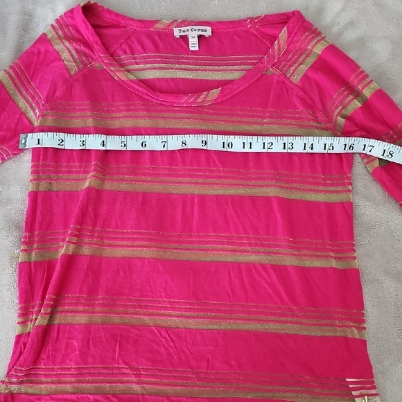 Juicy Couture Pink Top Long Sleeve Size XS - Picture 9 of 12
